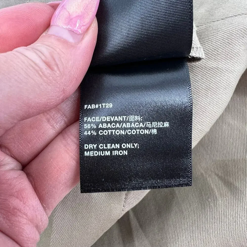 LAFAYETTE 148 NEW YORK Chino Dress Pants Green Clay Pleated Pockets Sz 14 NEW - Picture 12 of 16
